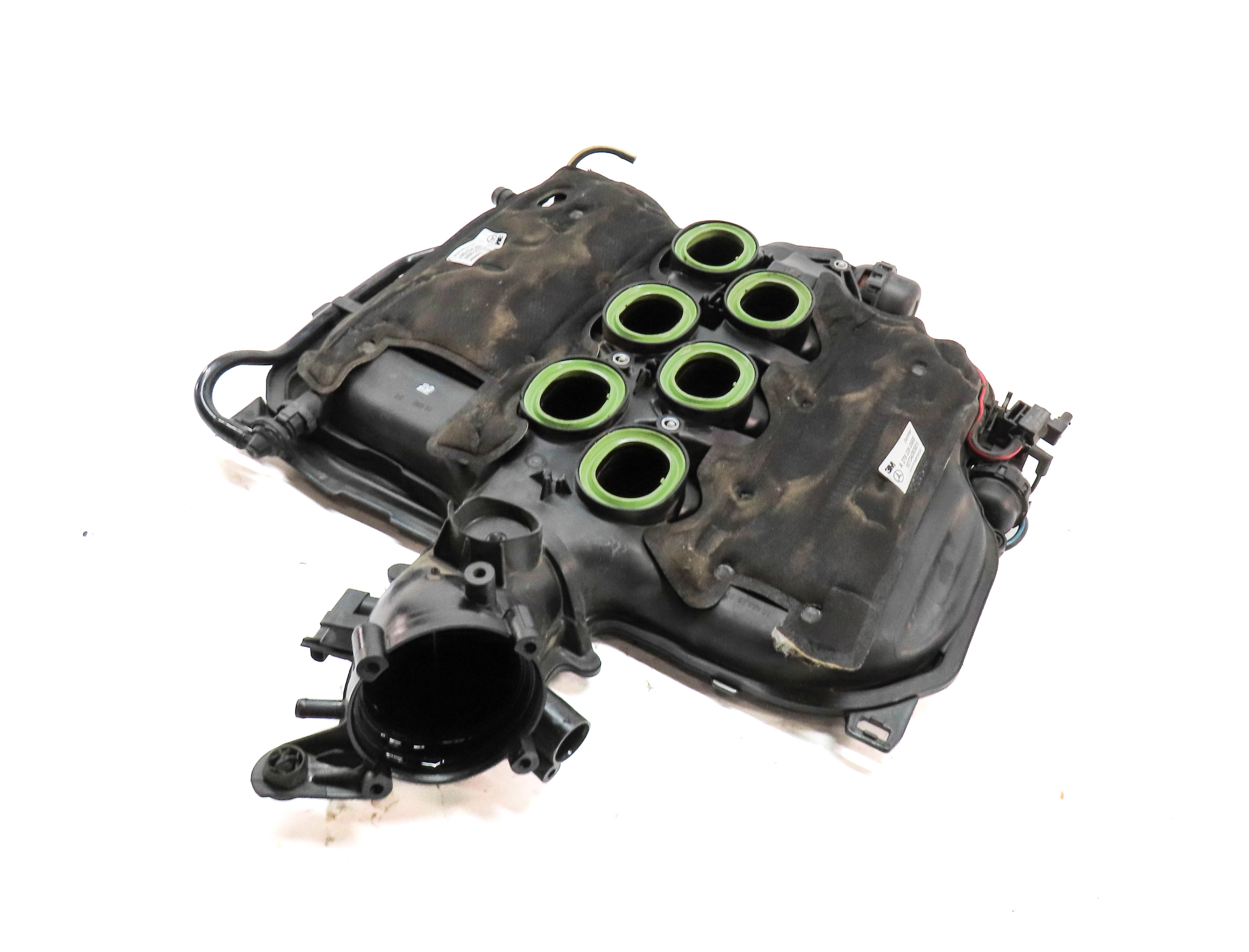 12-18 MERCEDES C E GLK (W204 W207 X204) 3.5L M276 ENGINE UPPER INTAKE MANIFOLD — exact item pictured